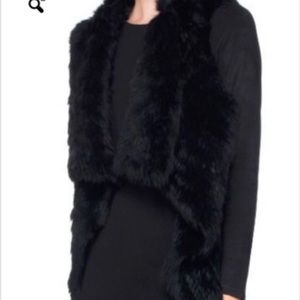 Rudsak rabbit fur vest M/L